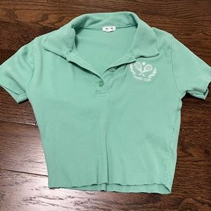 Garage- green tennis club tee shirt